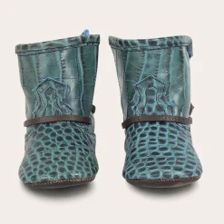 New Freebird Stores Baby Coal Turquoise Croco