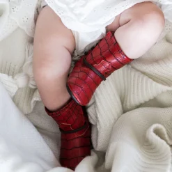Fashion Freebird Stores Baby Coal Red Croco