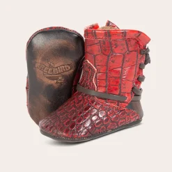 Fashion Freebird Stores Baby Coal Red Croco