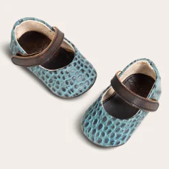 Online Freebird Stores Baby Jane Turquoise Croco