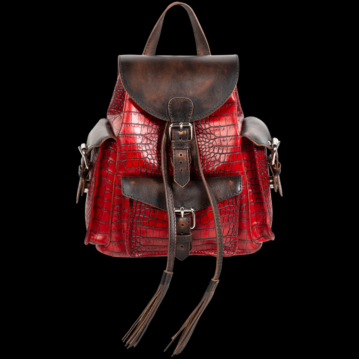 Sale Freebird Stores Brett Red Croco