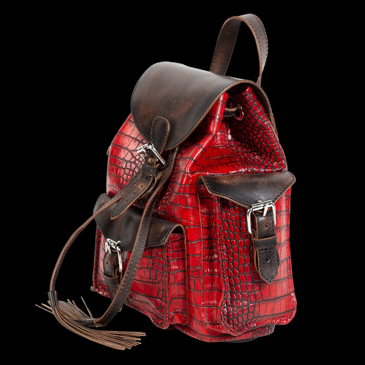 Sale Freebird Stores Brett Red Croco