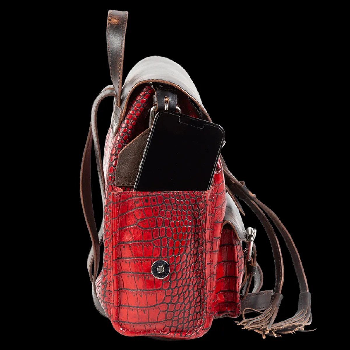Sale Freebird Stores Brett Red Croco