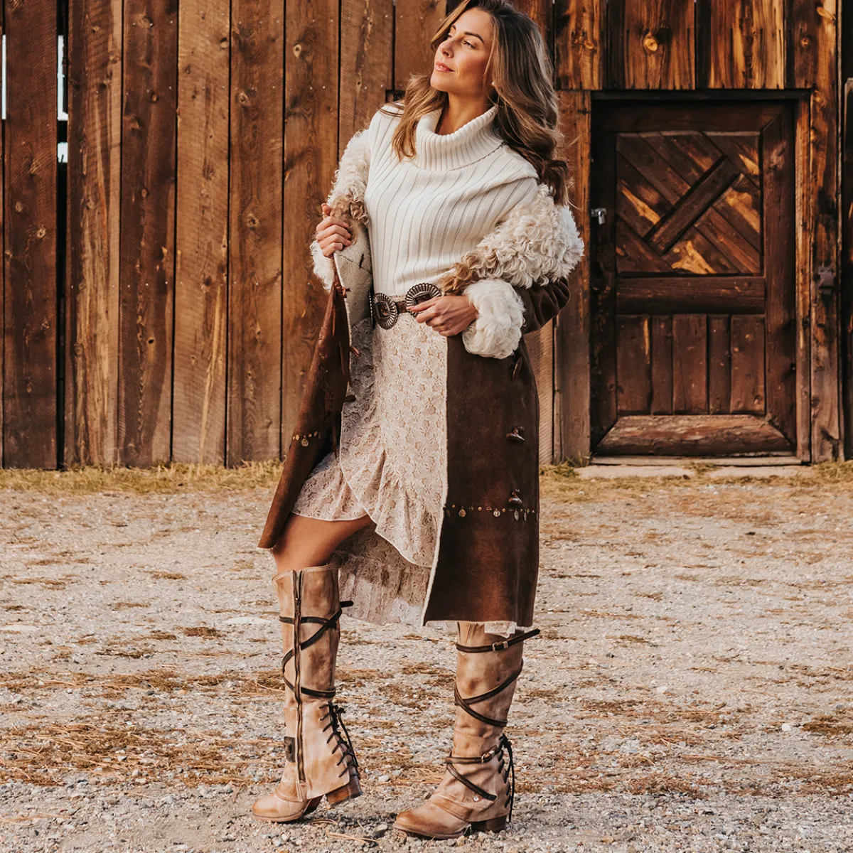 Clearance Freebird Stores Cassius Beige Multi