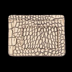 New Freebird Stores Cc Wallet Taupe Croco