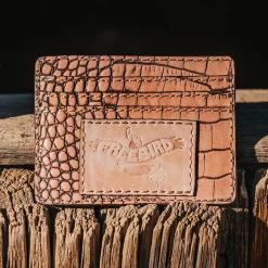 Best Freebird Stores Cc Wallet Pink Croco