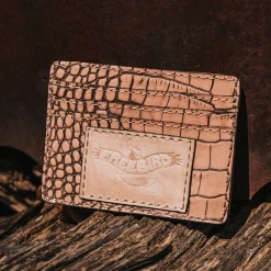 Best Freebird Stores Cc Wallet Pink Croco