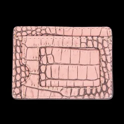 Best Freebird Stores Cc Wallet Pink Croco