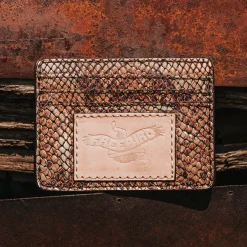 New Freebird Stores Cc Wallet Pink Snake