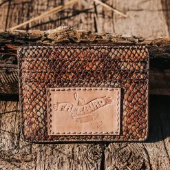 New Freebird Stores Cc Wallet Pink Snake