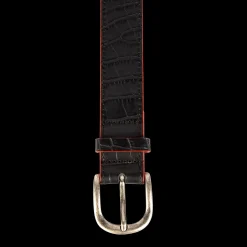 Discount Freebird Stores Classic Belt Black Croco