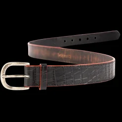Discount Freebird Stores Classic Belt Black Croco