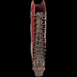 Fashion Freebird Stores Coal Red Croco