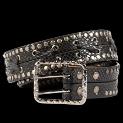 Sale Freebird Stores Cross Belt Black Snake