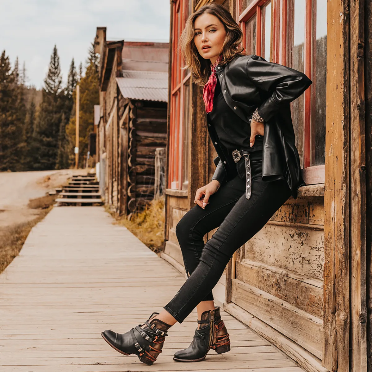 Sale Freebird Stores Crue Black Multi