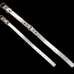 New Freebird Stores Dog Collar White Croco