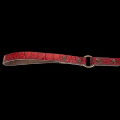 Discount Freebird Stores Dog Leash Red Croco