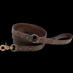 Sale Freebird Stores Dog Leash Brown Distressed