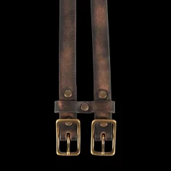 New Freebird Stores Double Belt Black Distressed