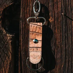 Fashion Freebird Stores Key Chain Pink Croco