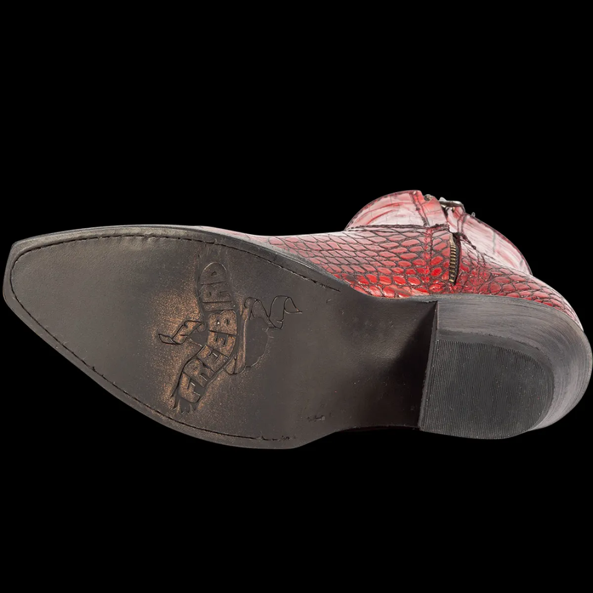 Clearance Freebird Stores Miramar Red Croco