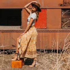 New Freebird Stores Raeanne Taupe Multi