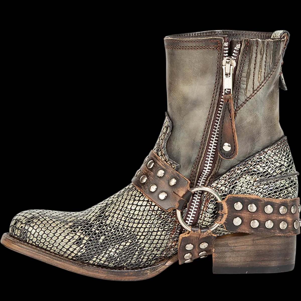 Outlet Freebird Stores Ramone Olive Multi