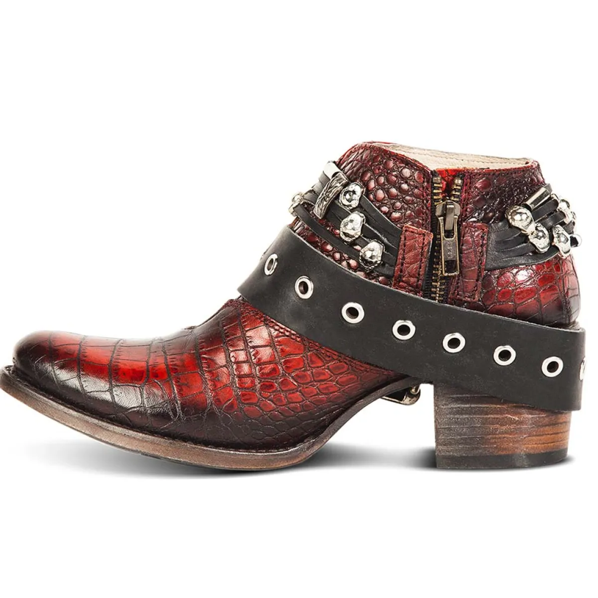 Outlet Freebird Stores Saloon Red Croco