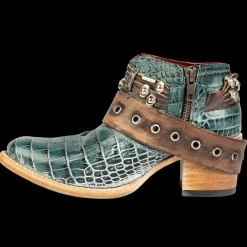 Discount Freebird Stores Saloon Turquoise Croco