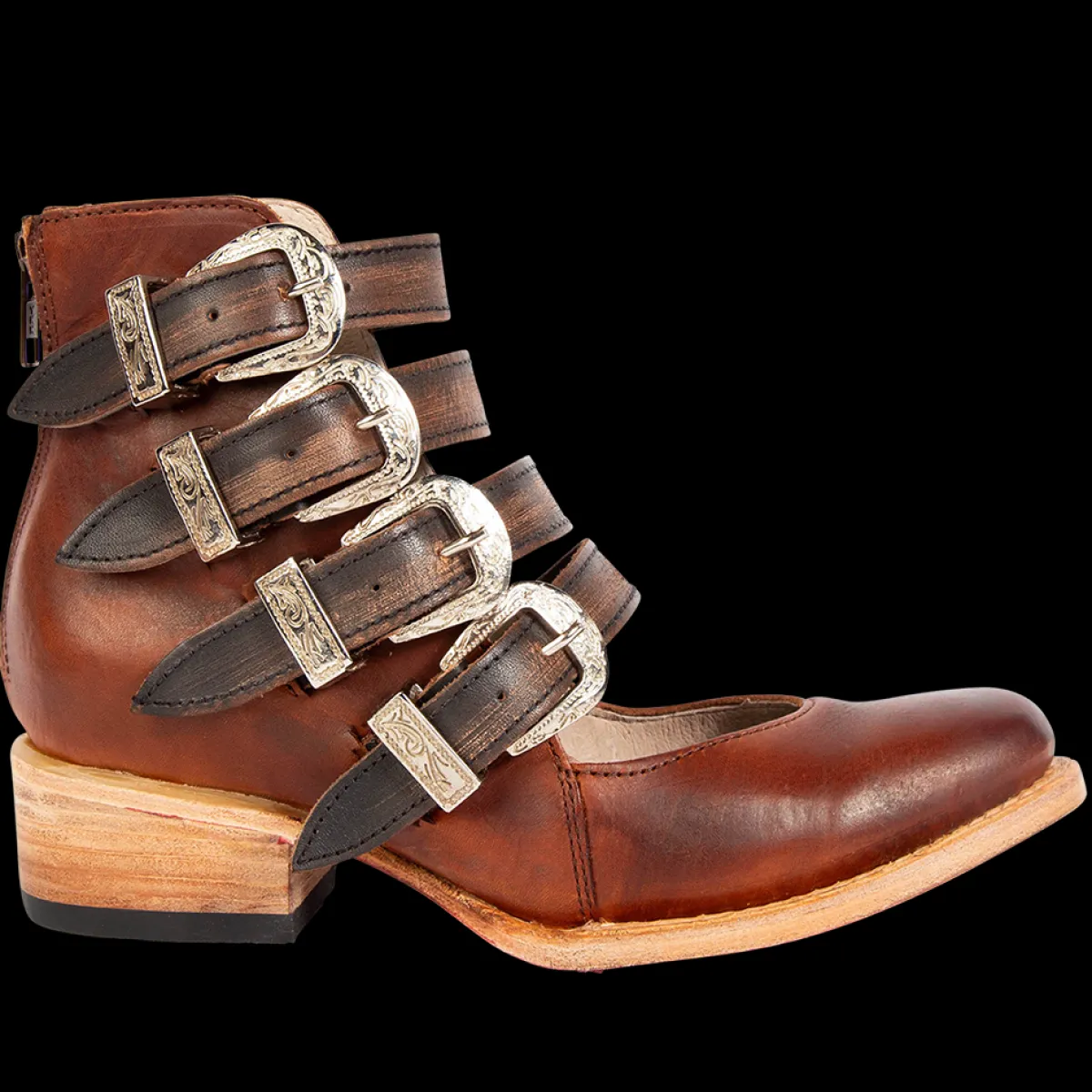Clearance Freebird Stores Scarlett Cognac Multi