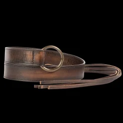 Fashion Freebird Stores Tassel Belt Black Distressed