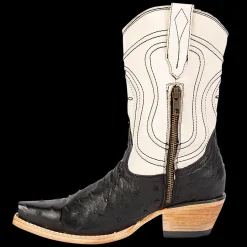 Best Freebird Stores Warrick Black Ostrich Multi