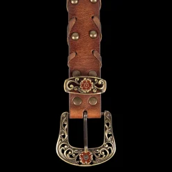 Sale Freebird Stores Whip Stitch Belt Brown