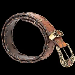 Sale Freebird Stores Whip Stitch Belt Brown