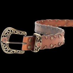 Sale Freebird Stores Whip Stitch Belt Brown