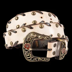 Clearance Freebird Stores Whip Stitch Belt Taupe