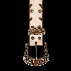 Clearance Freebird Stores Whip Stitch Belt Taupe