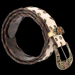 Clearance Freebird Stores Whip Stitch Belt Taupe