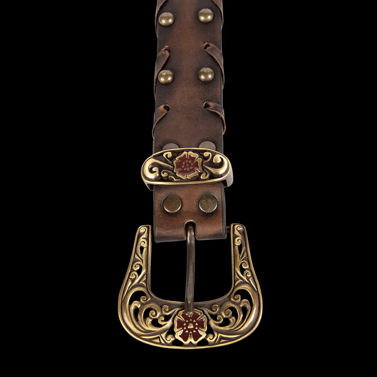 Outlet Freebird Stores Whip Stitch Belt Black