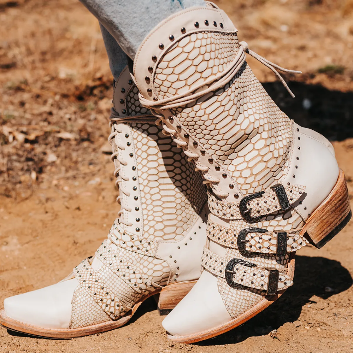 Clearance Freebird Stores Winnie White Snake